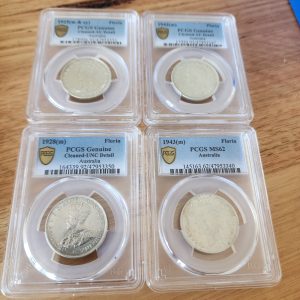 Group of Florin PCGS Coins 